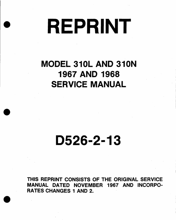 cessna 310 service manual pdf