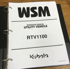 kubota rtv x1100c operators manual