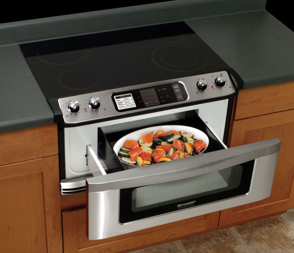 sharp 30 microwave drawer installation manual