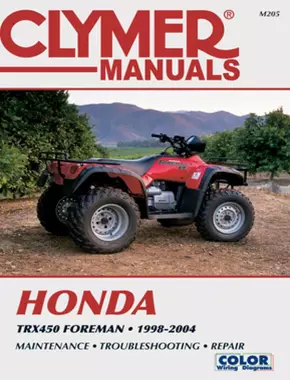 1998 honda foreman 450 service manual pdf