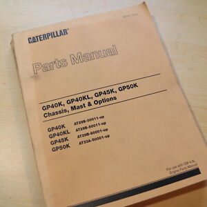 caterpillar forklift parts manual pdf