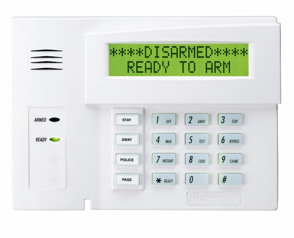honeywell alarm keypad 6160 manual