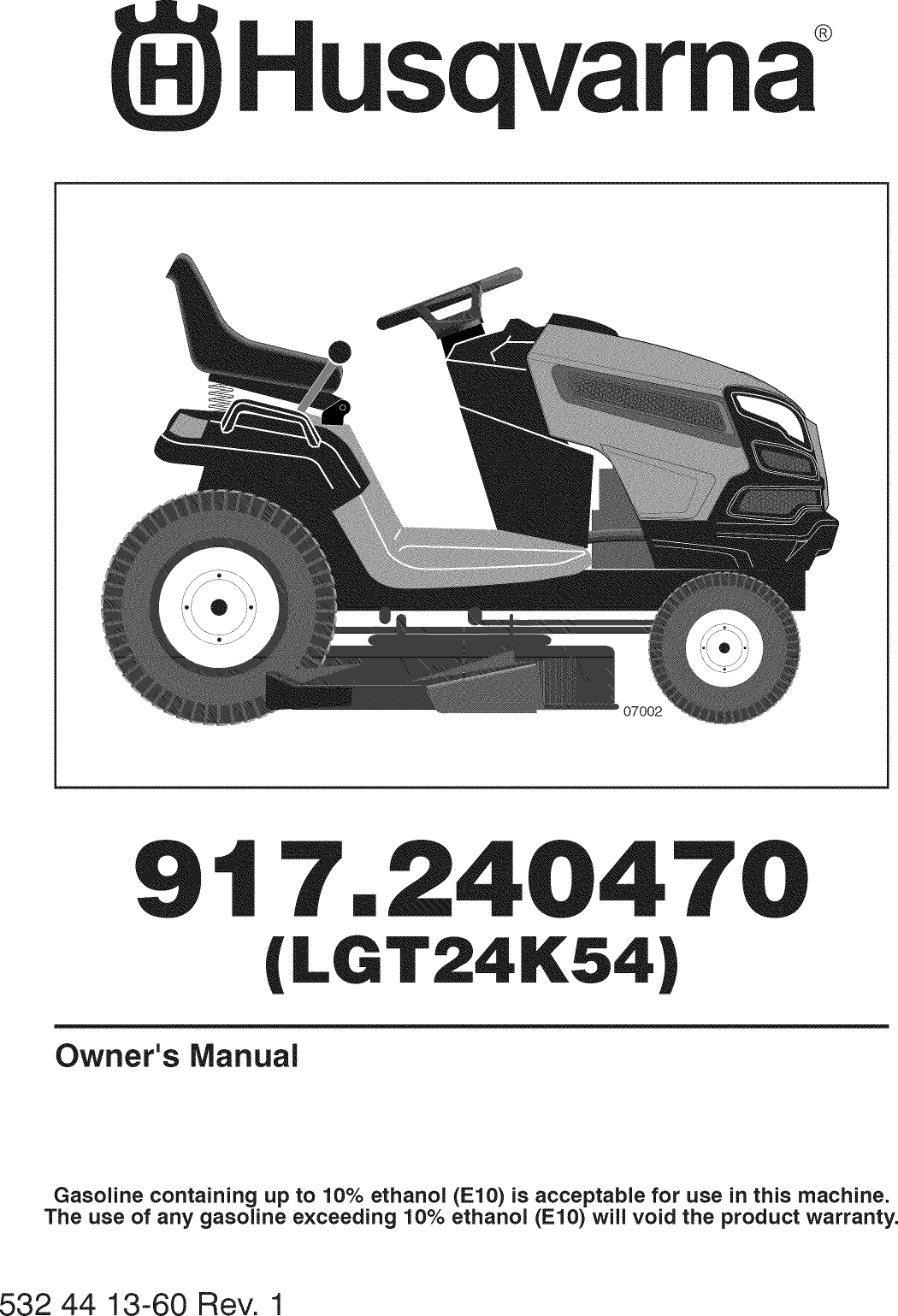 husqvarna lawn mower manual hu775h