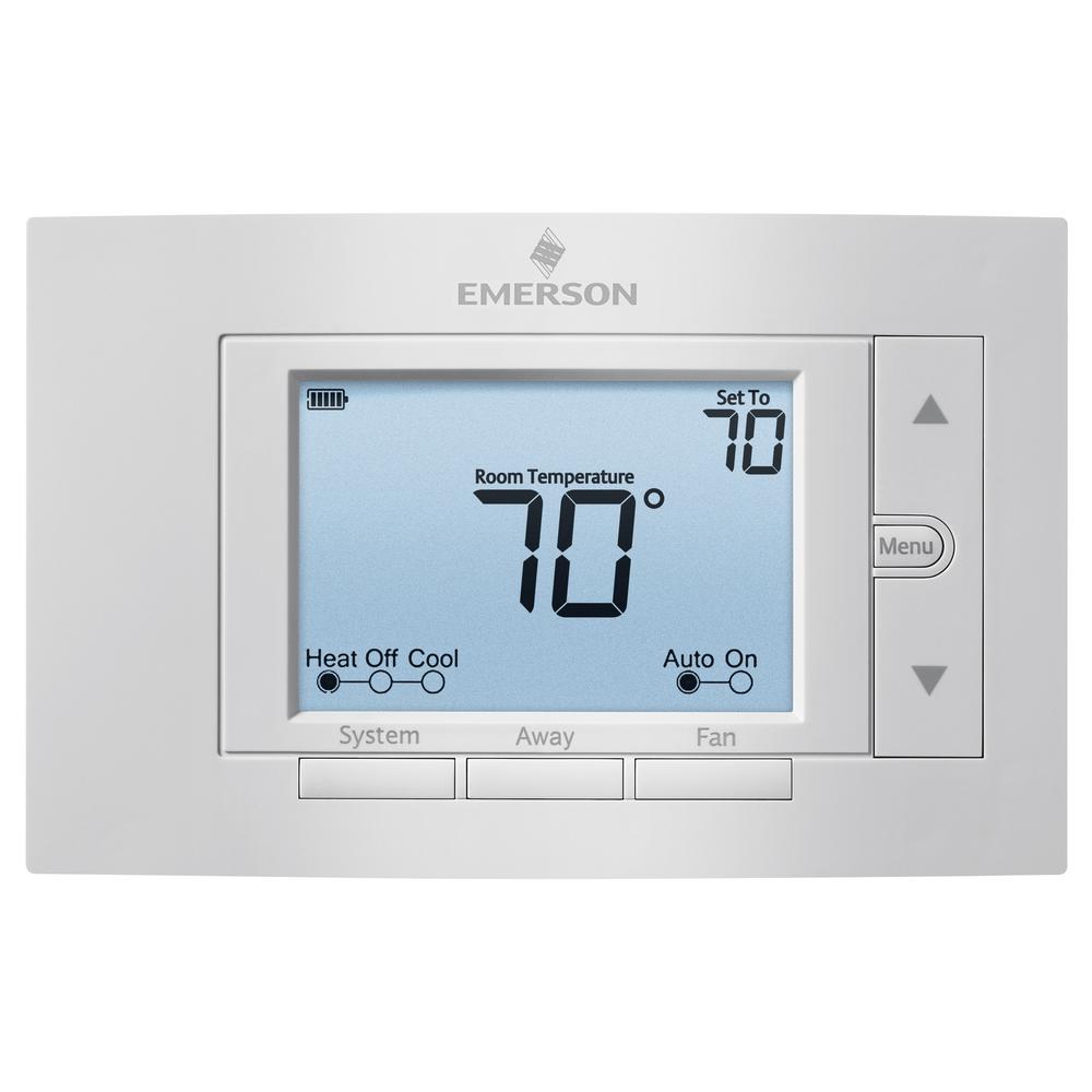 emerson heat pump thermostat manual
