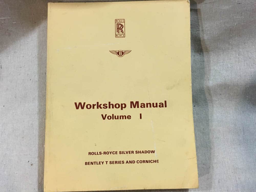 rolls royce silver shadow workshop manual