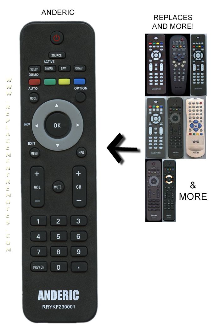 philips tv remote control manual