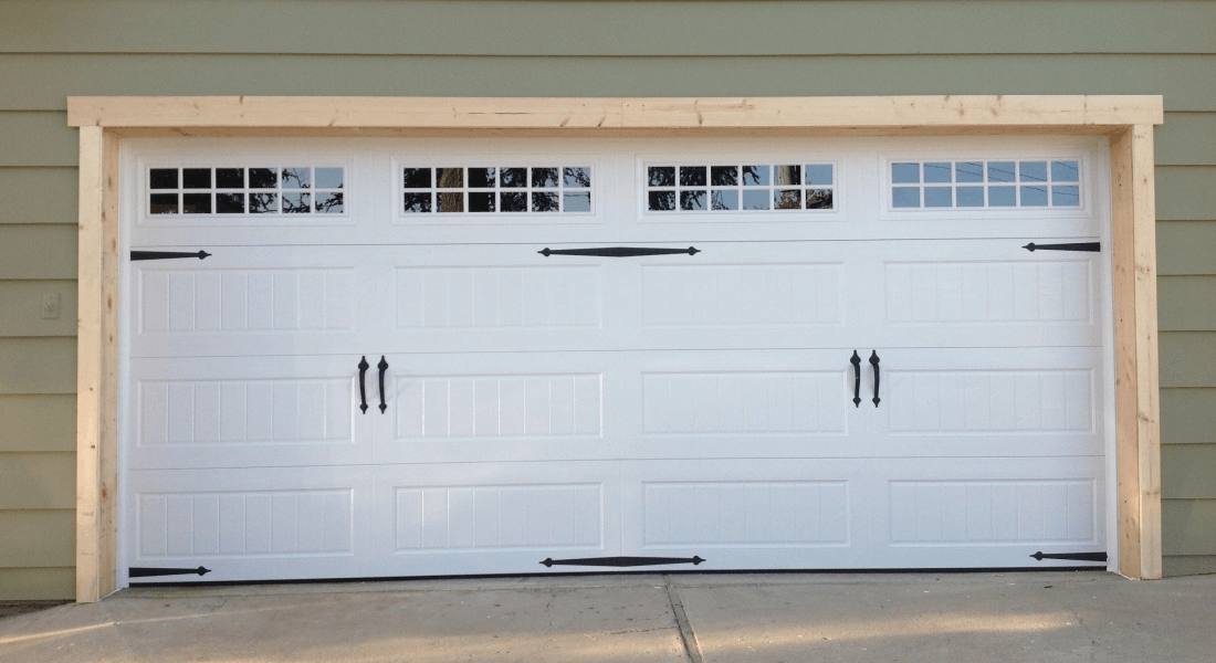 how to install a manual garage door