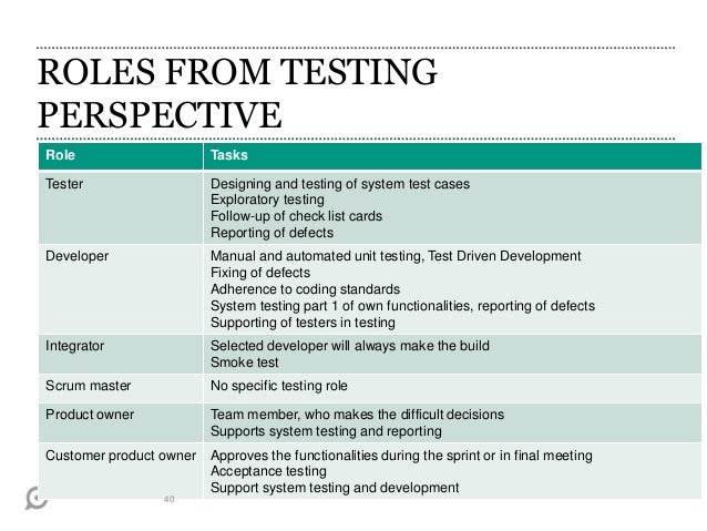 agile methodology in manual testing