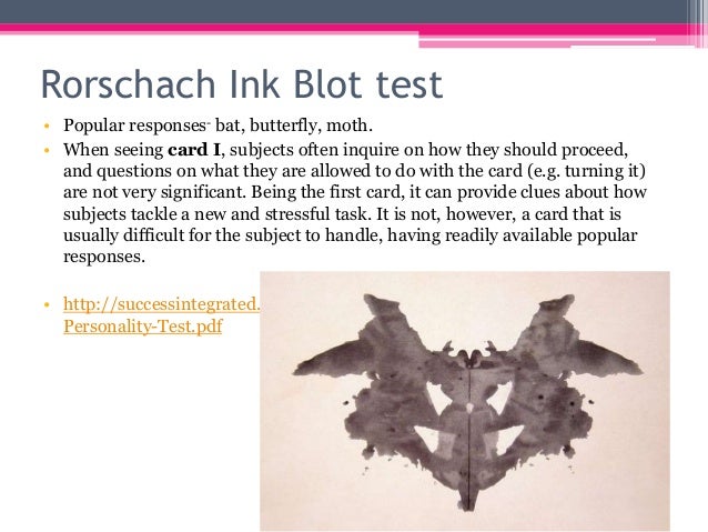 rorschach inkblot test manual pdf