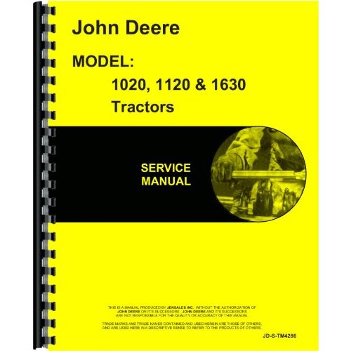 john deere 1120 owners manual