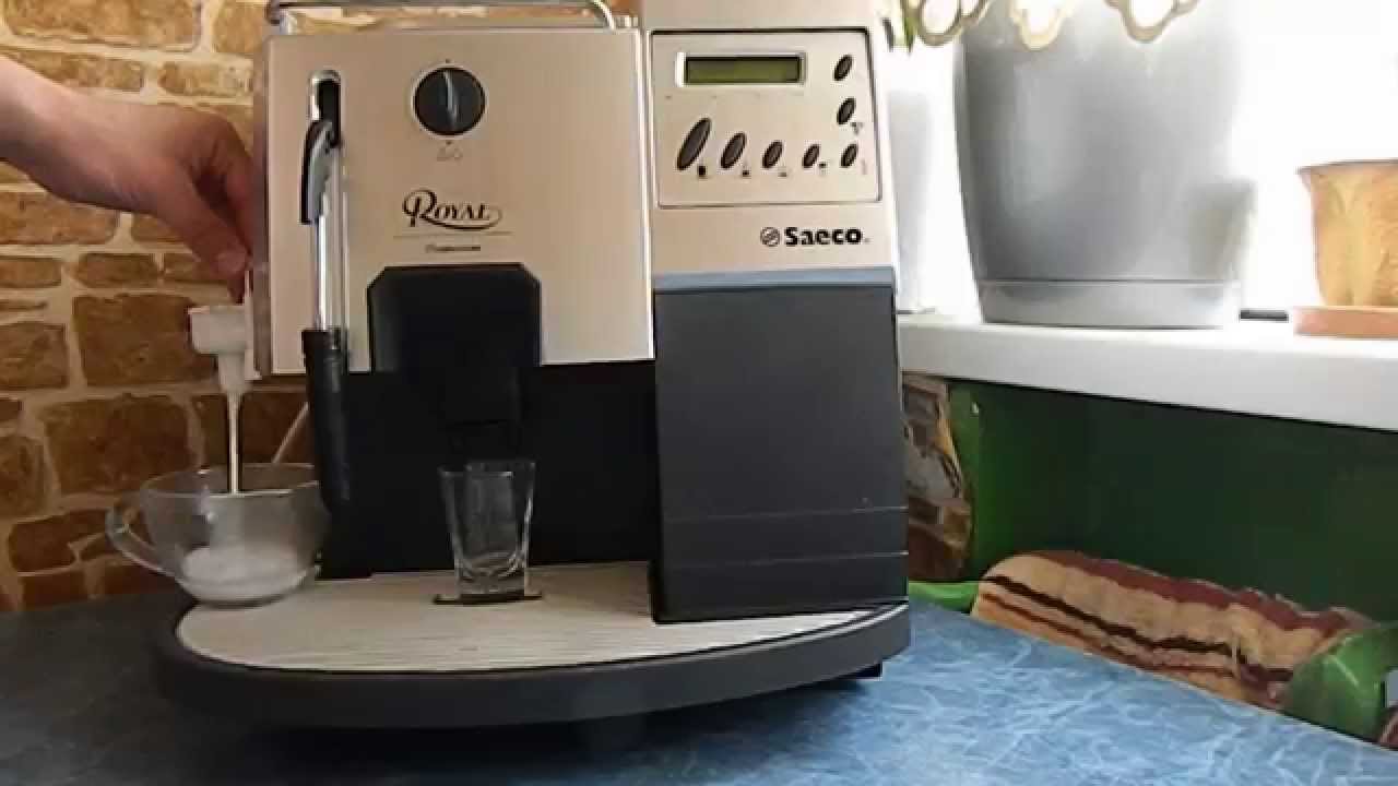 saeco royal cappuccino machine manual