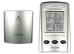 taylor 1730 wireless digital indoor outdoor thermometer manual