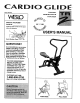weslo cardio glide manual pdf